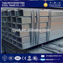 q345b galvanized square steel pipe tube cold rolled galvanized steel pipe